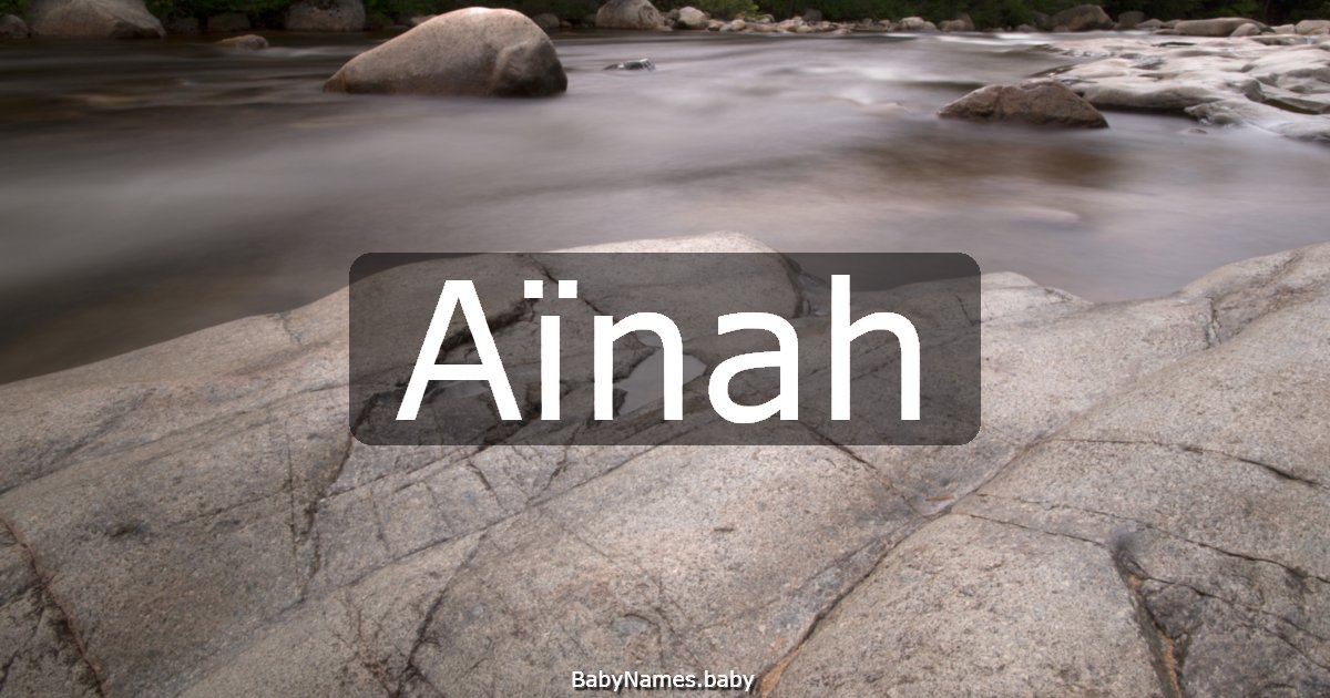 Aïnah