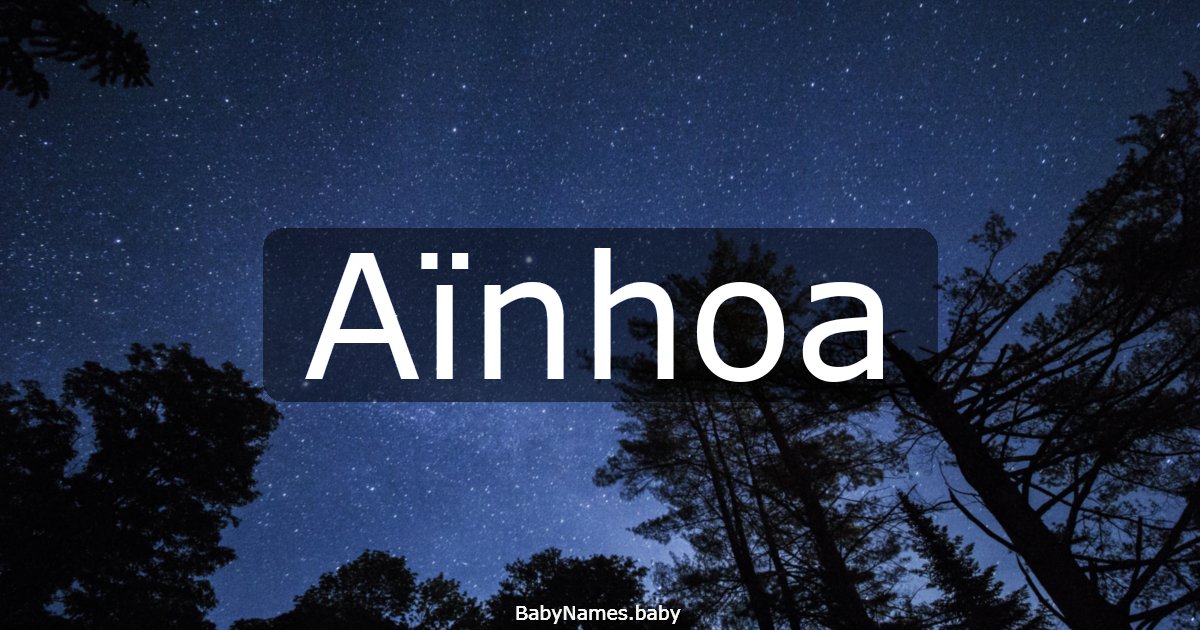 Aïnhoa