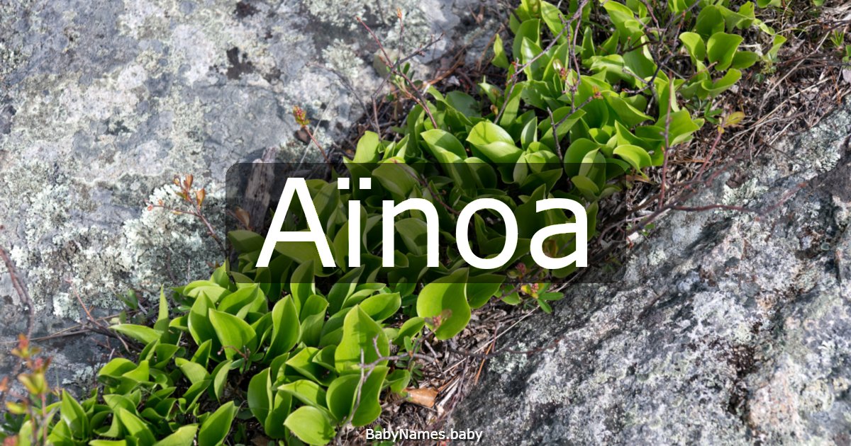 Aïnoa