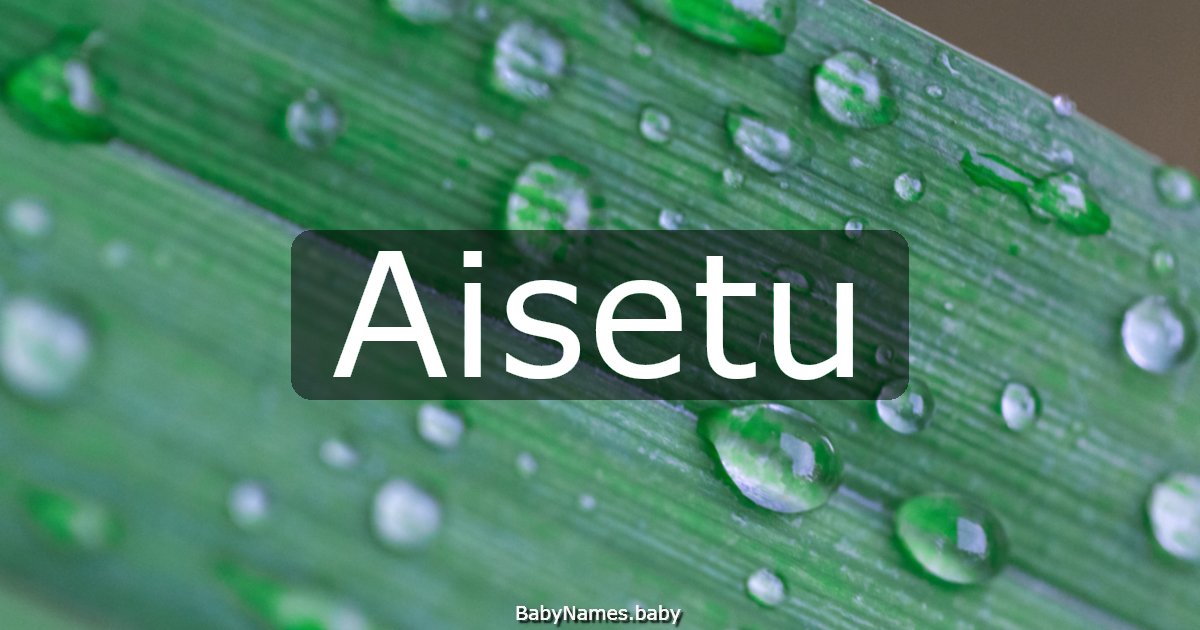 Aisetu