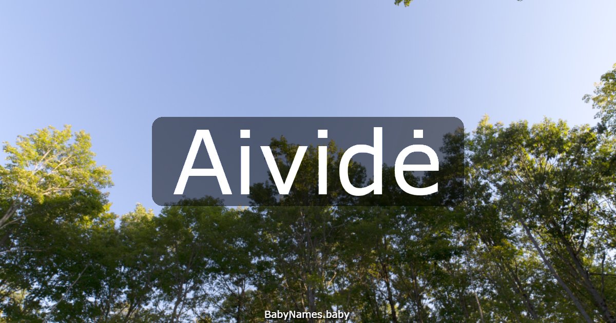 Aividė