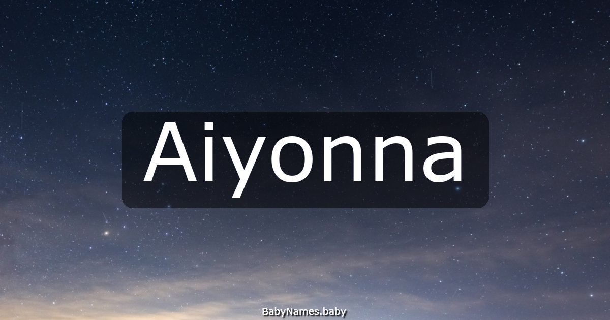 Aiyonna