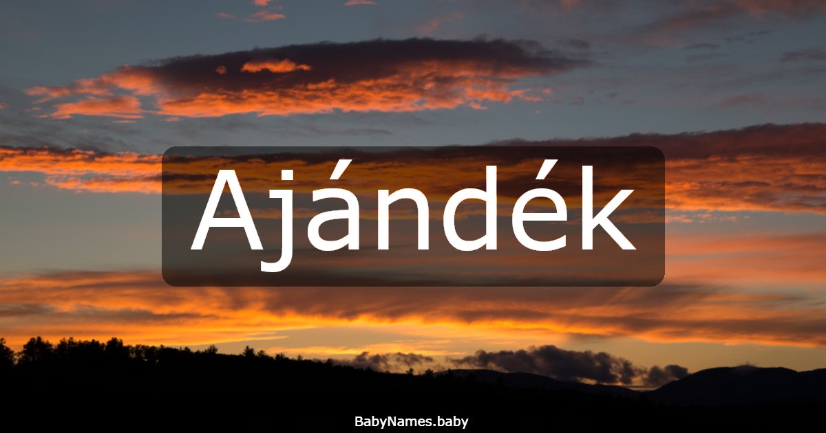 Ajándék