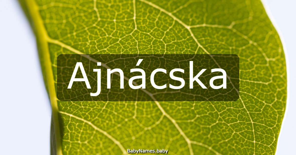 Ajnácska