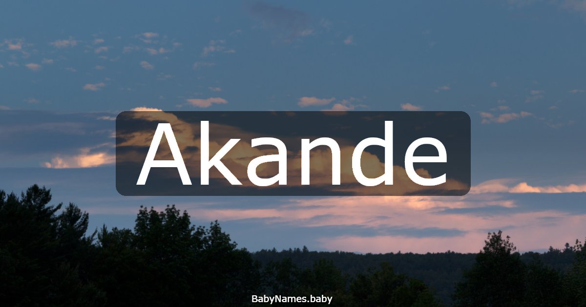 Akande