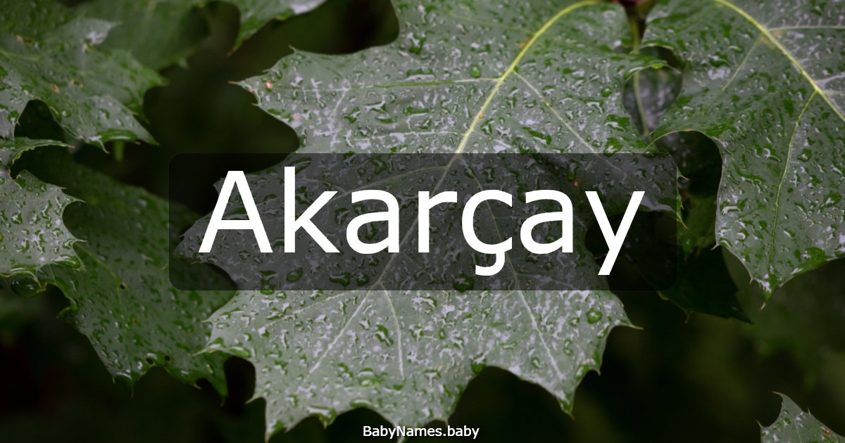 Akarçay