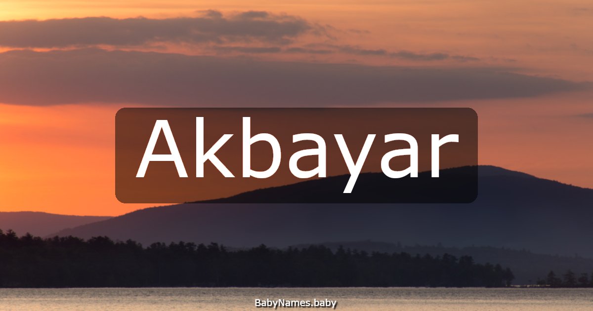Akbayar