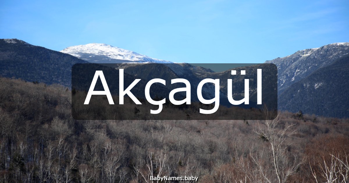 Akçagül