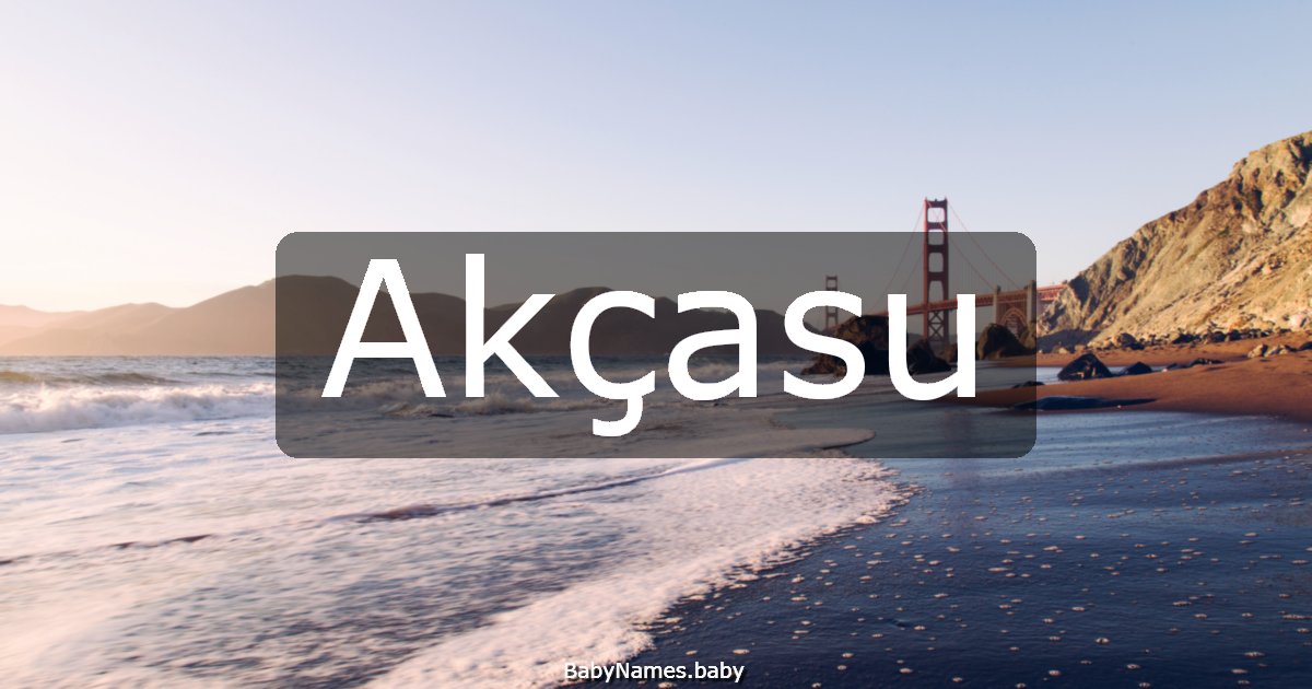 Akçasu