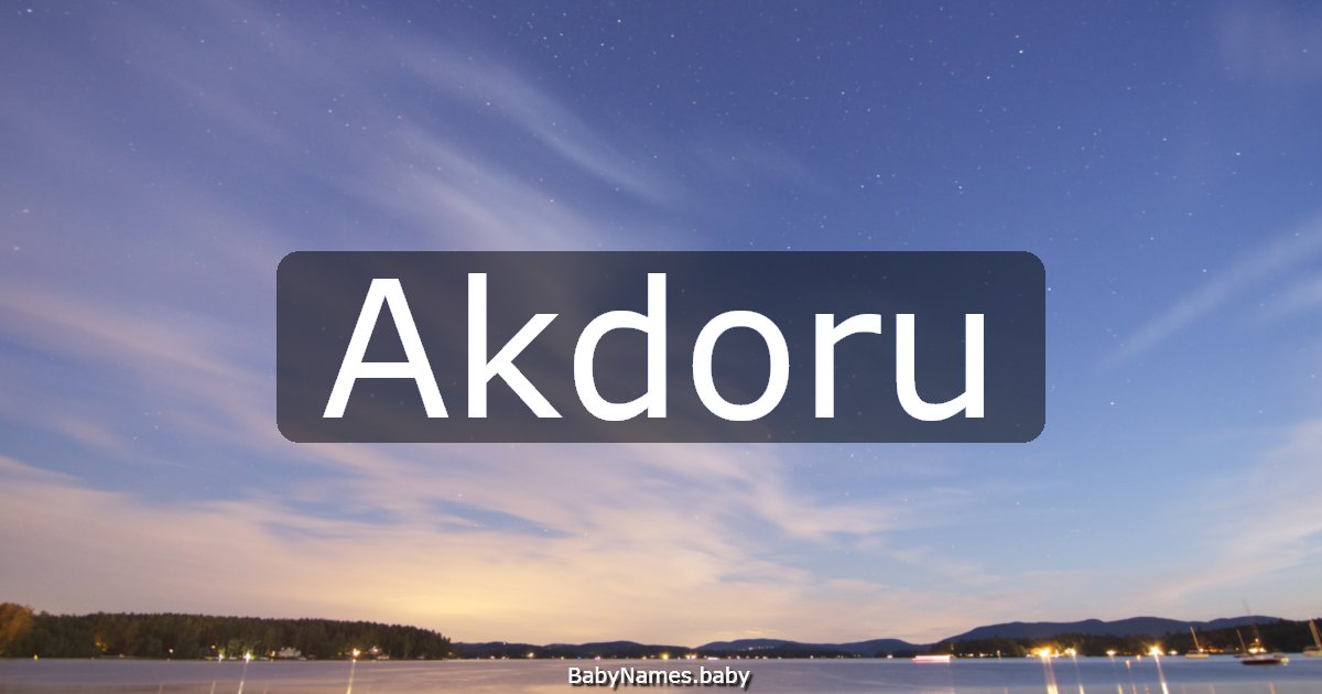 Akdoru