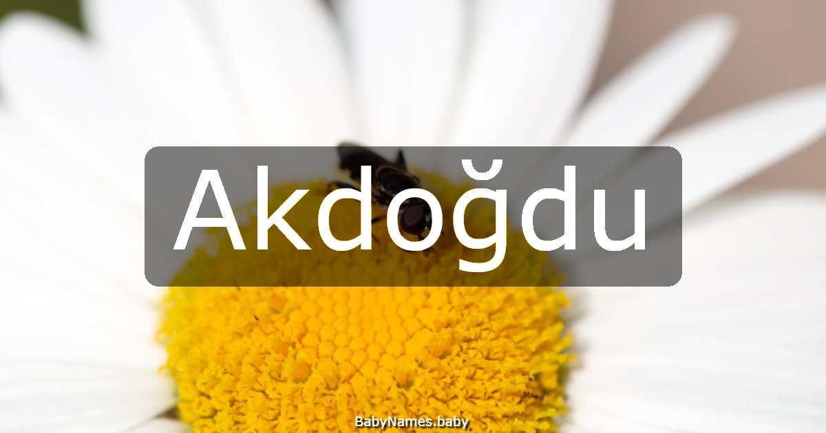 Akdoğdu