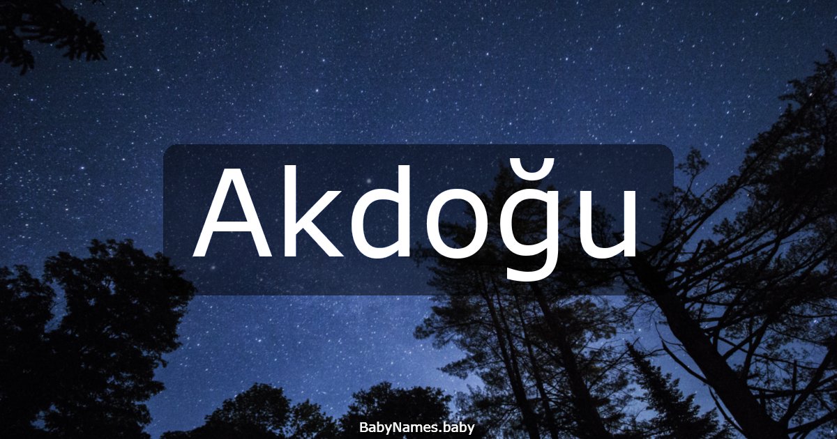 Akdoğu