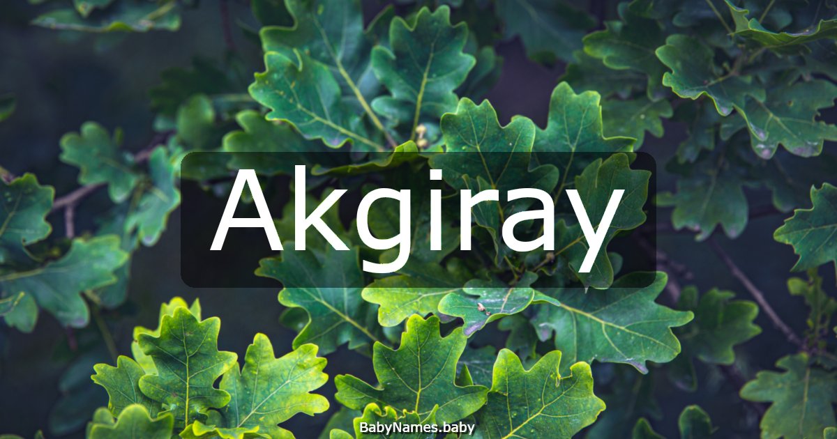 Akgiray