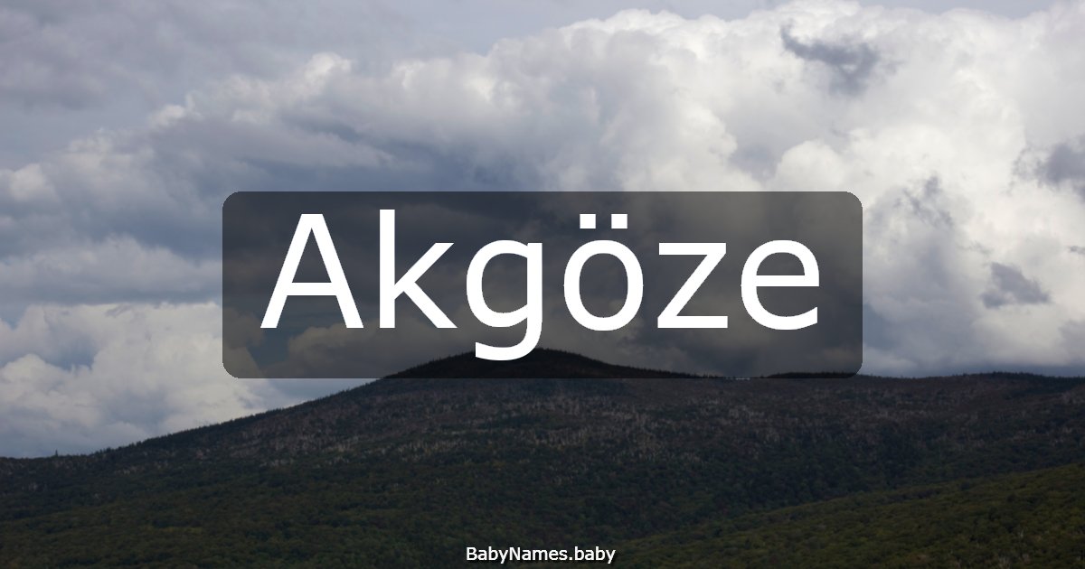 Akgöze