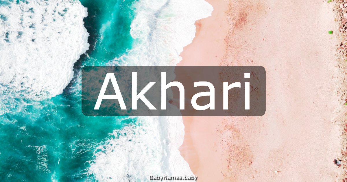 Akhari