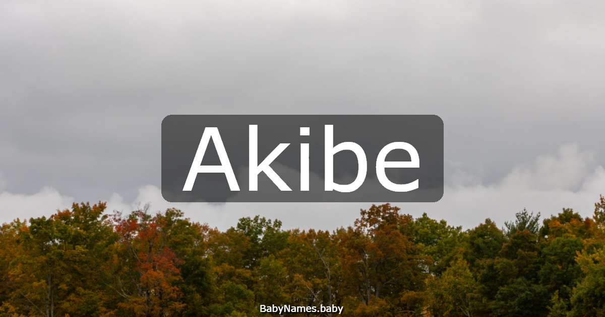 Akibe