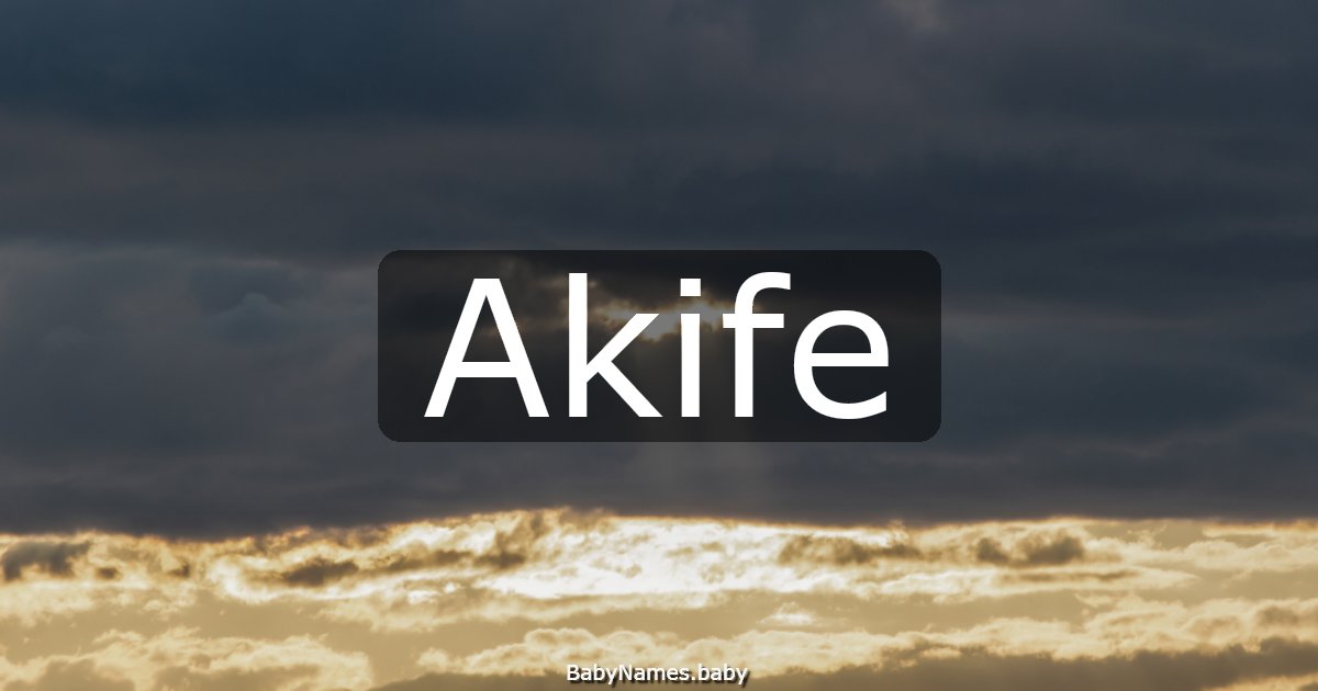 Akife