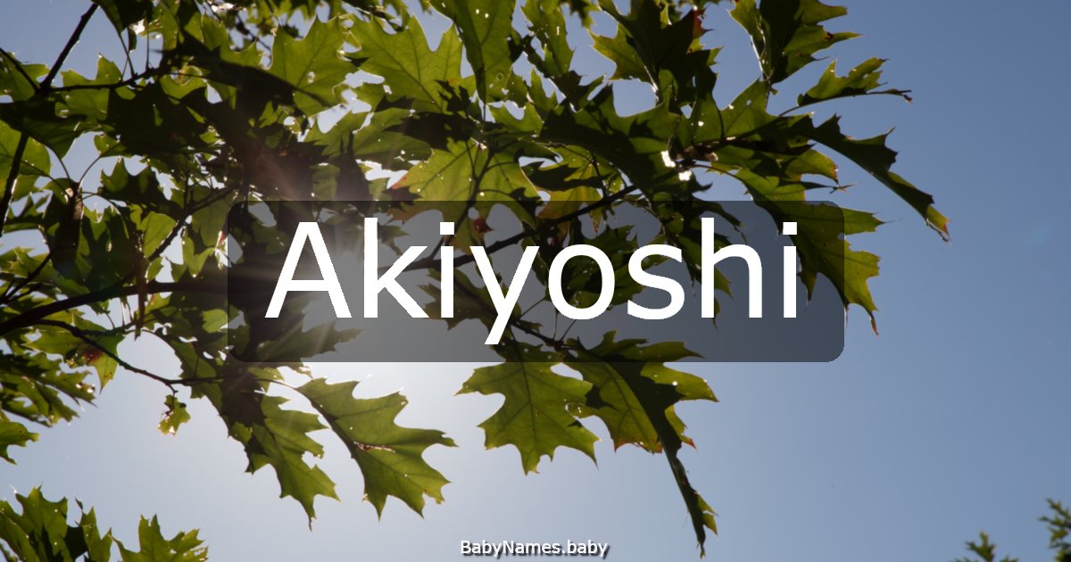 Akiyoshi