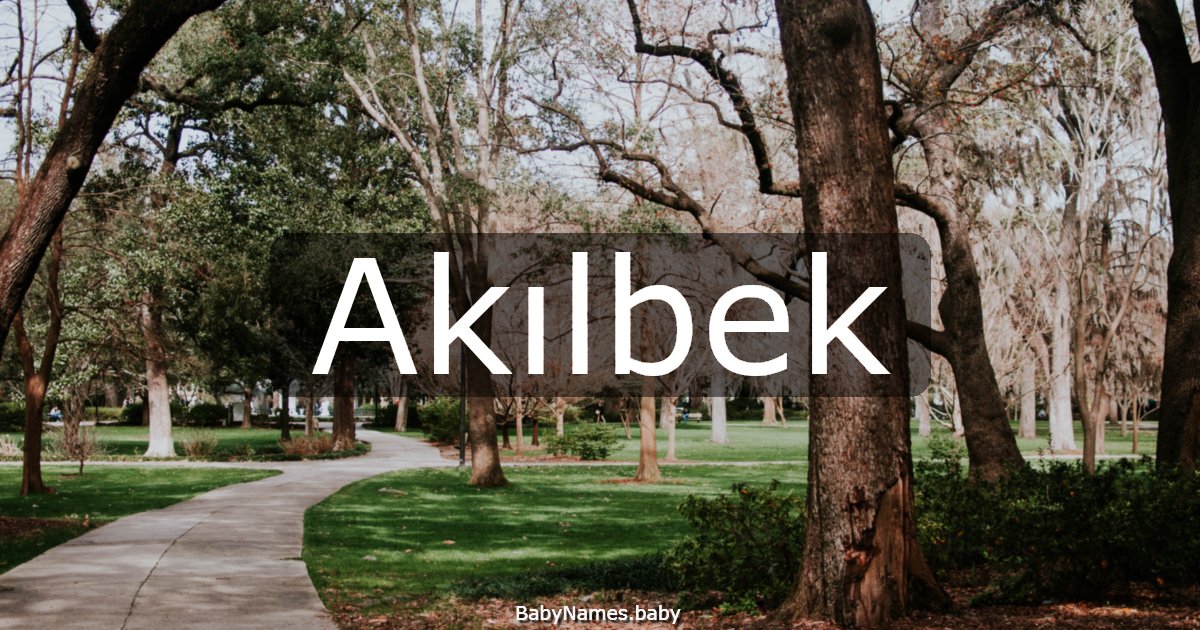 Akılbek
