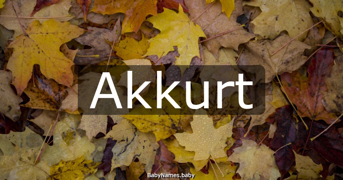Akkurt