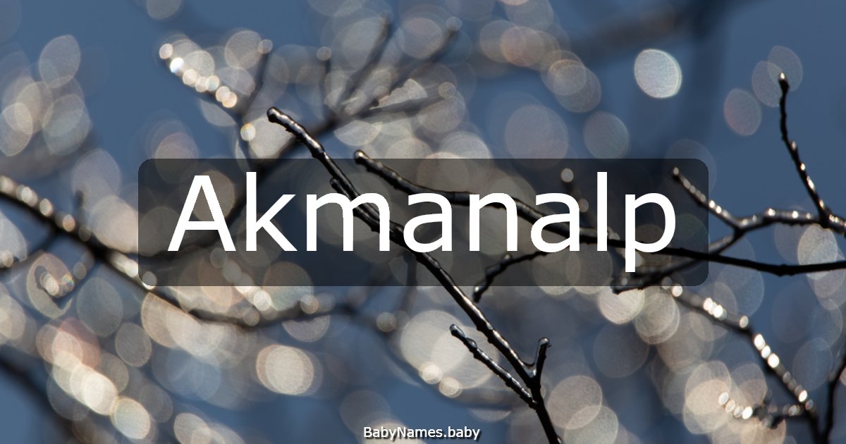 Akmanalp