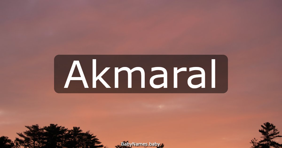 Akmaral