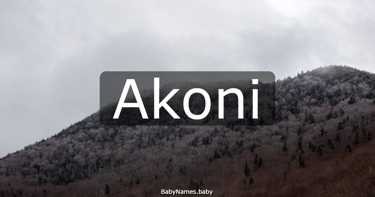Akoni