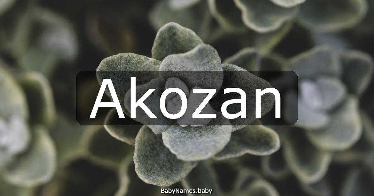 Akozan