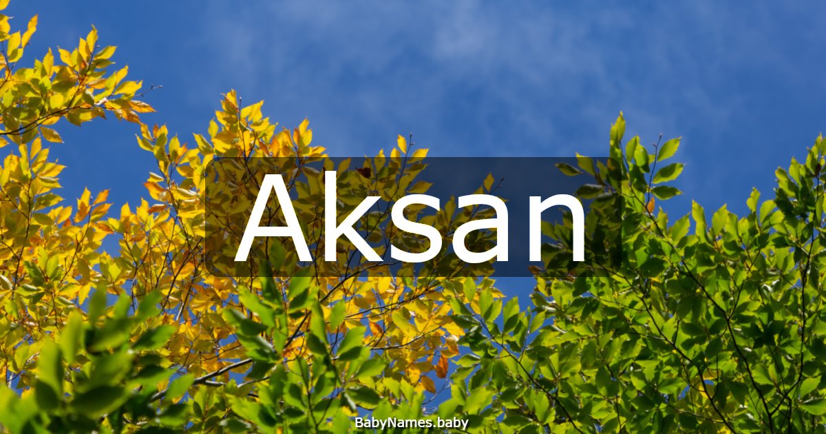 Aksan