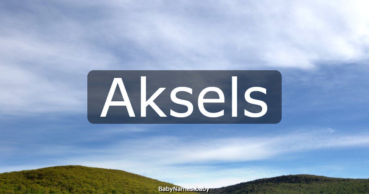 Aksels