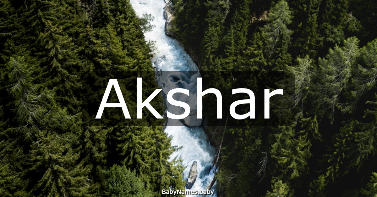 Akshar