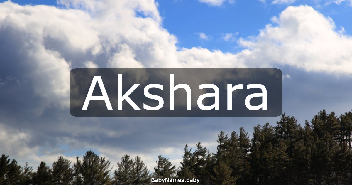 Akshara
