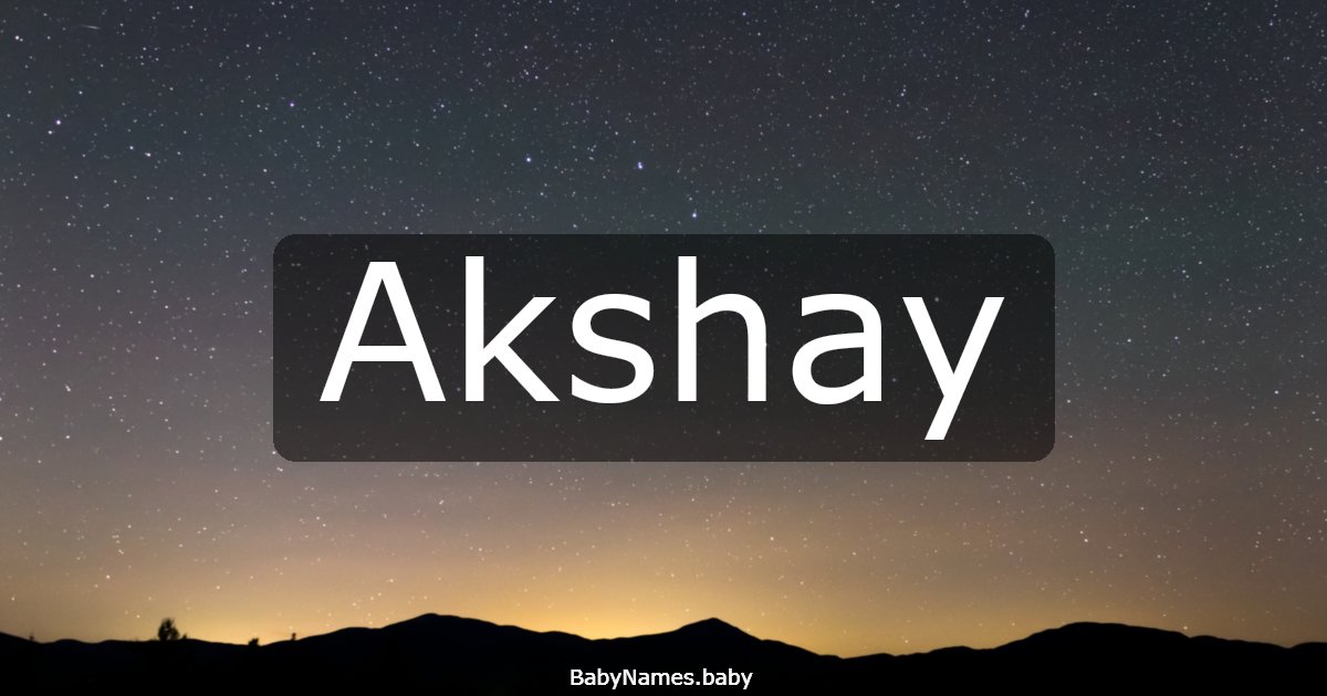 Akshay