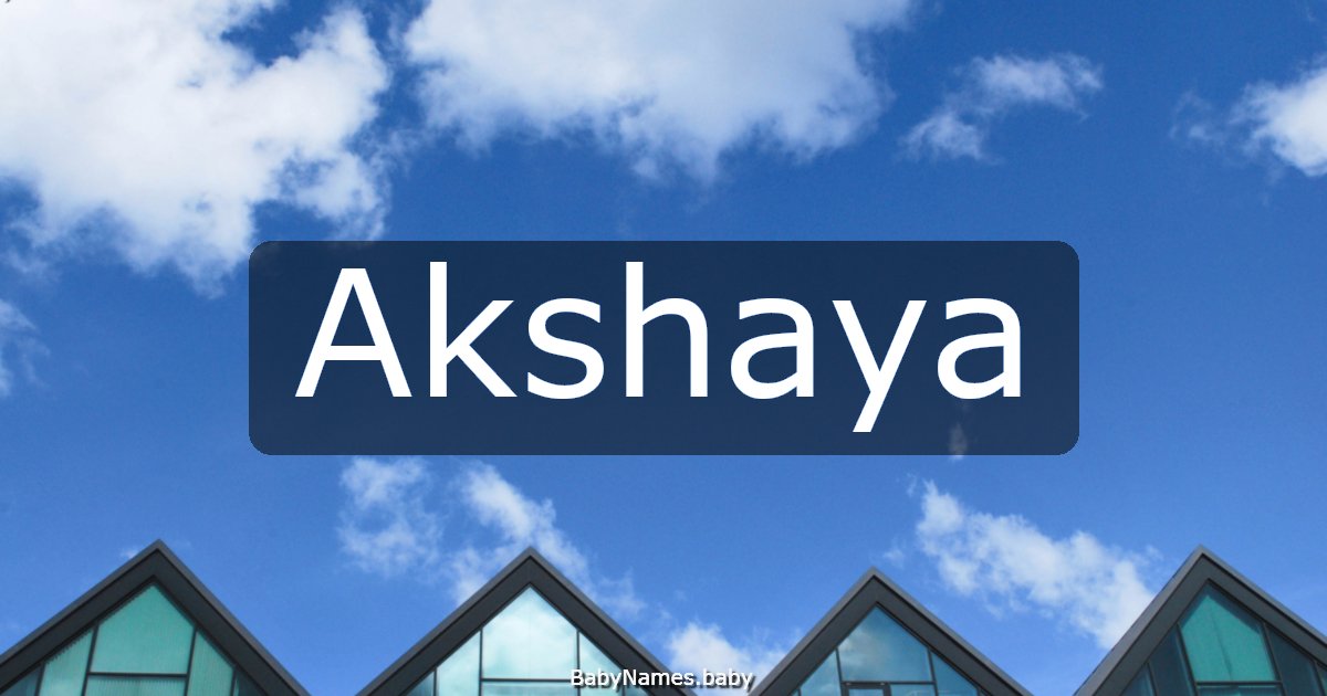 Akshaya