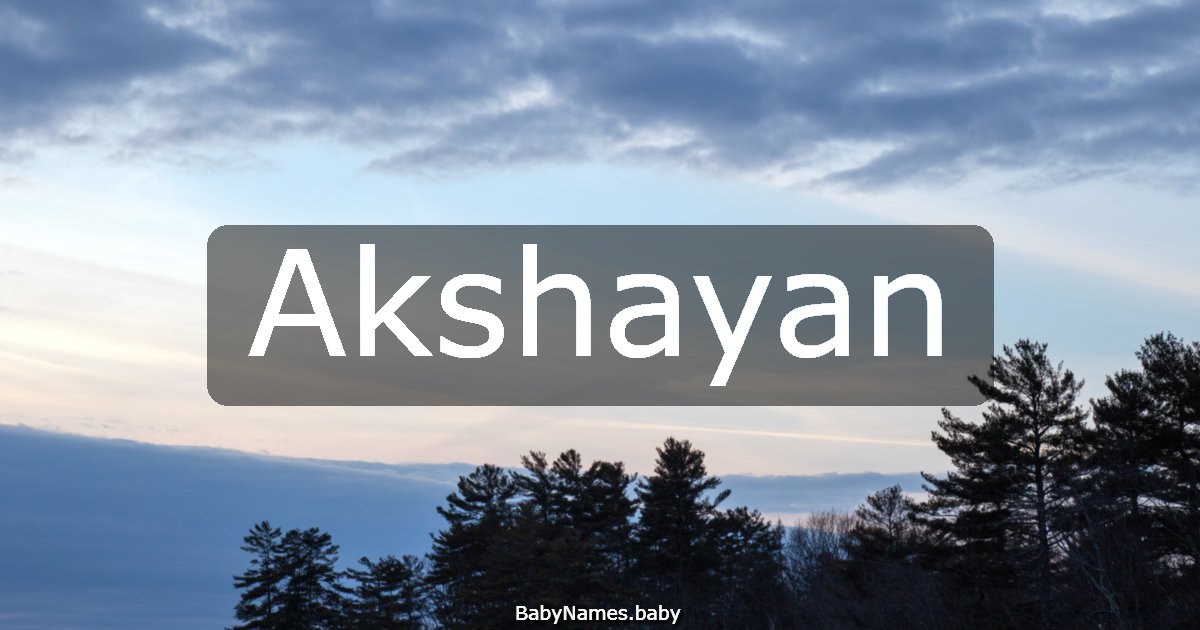 Akshayan