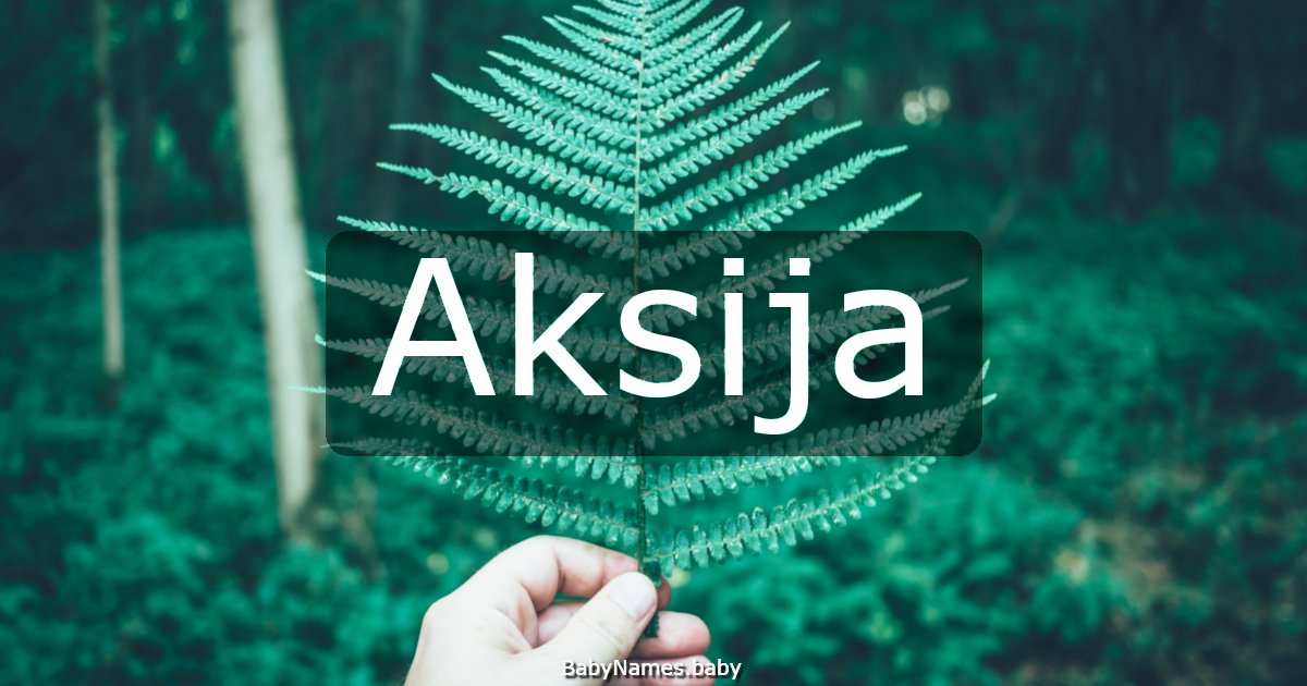 Aksija