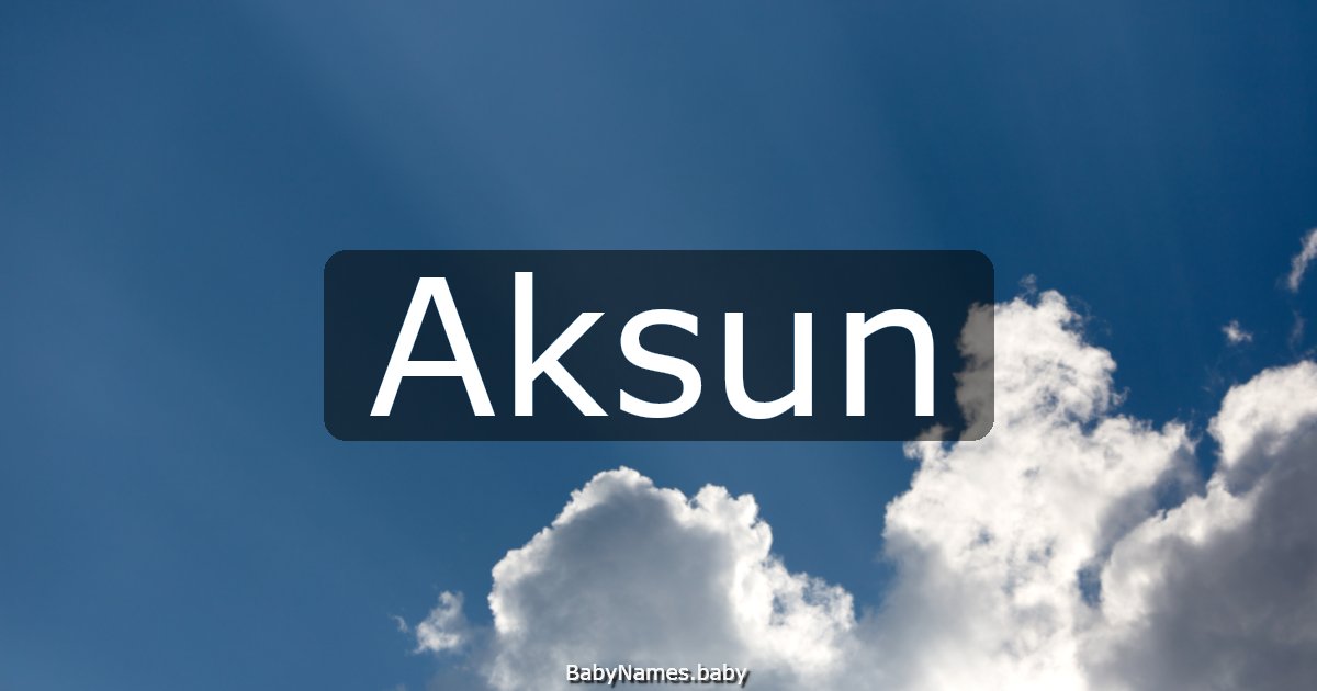 Aksun