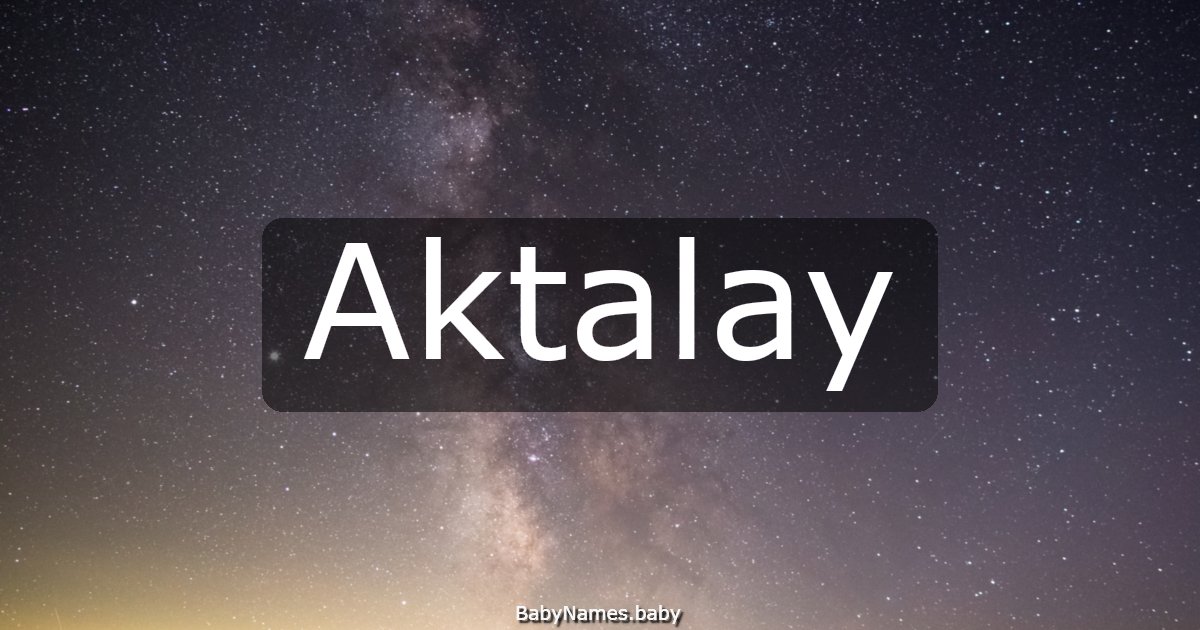 Aktalay