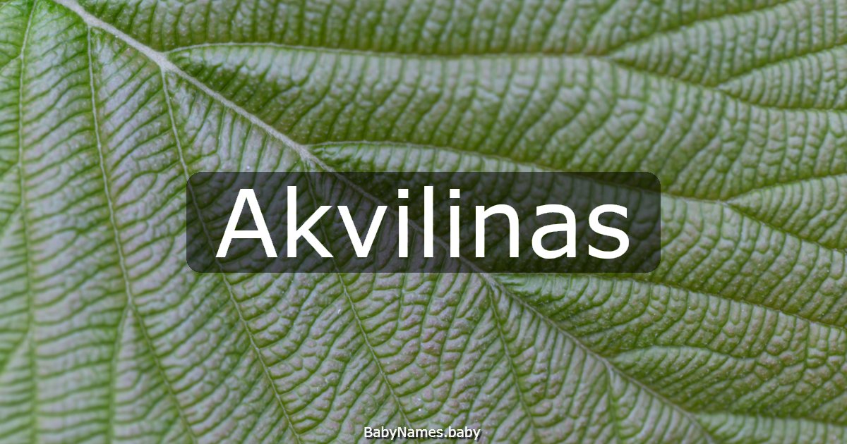 Akvilinas