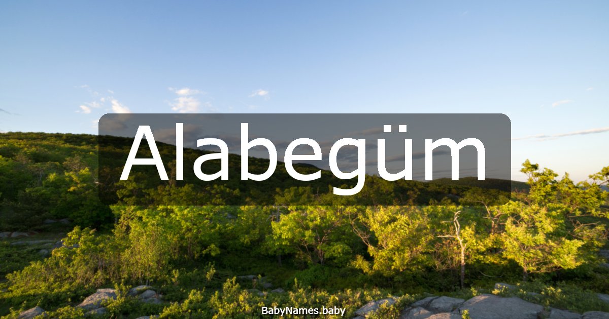 Alabegüm