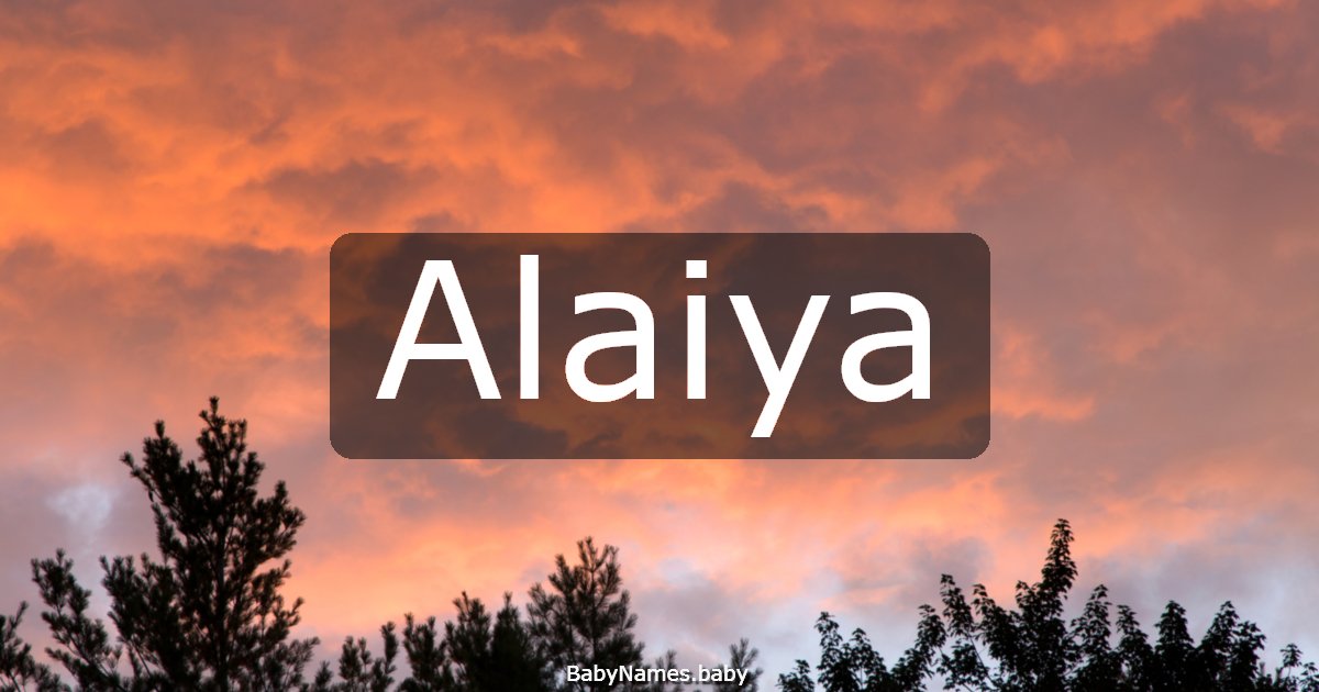 Alaiya