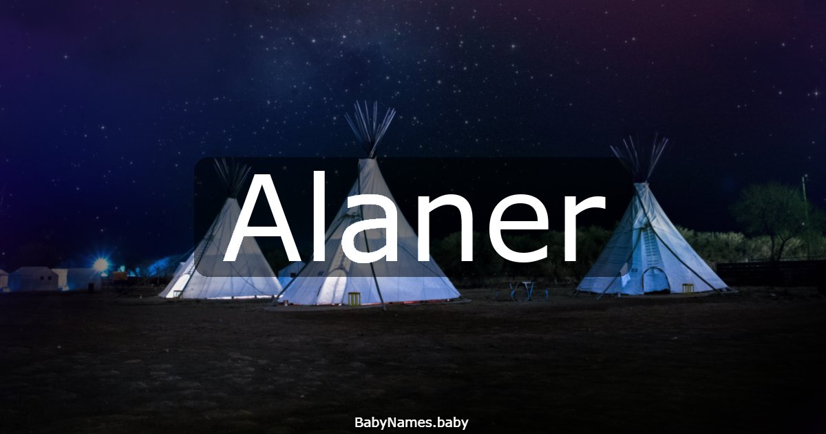 Alaner