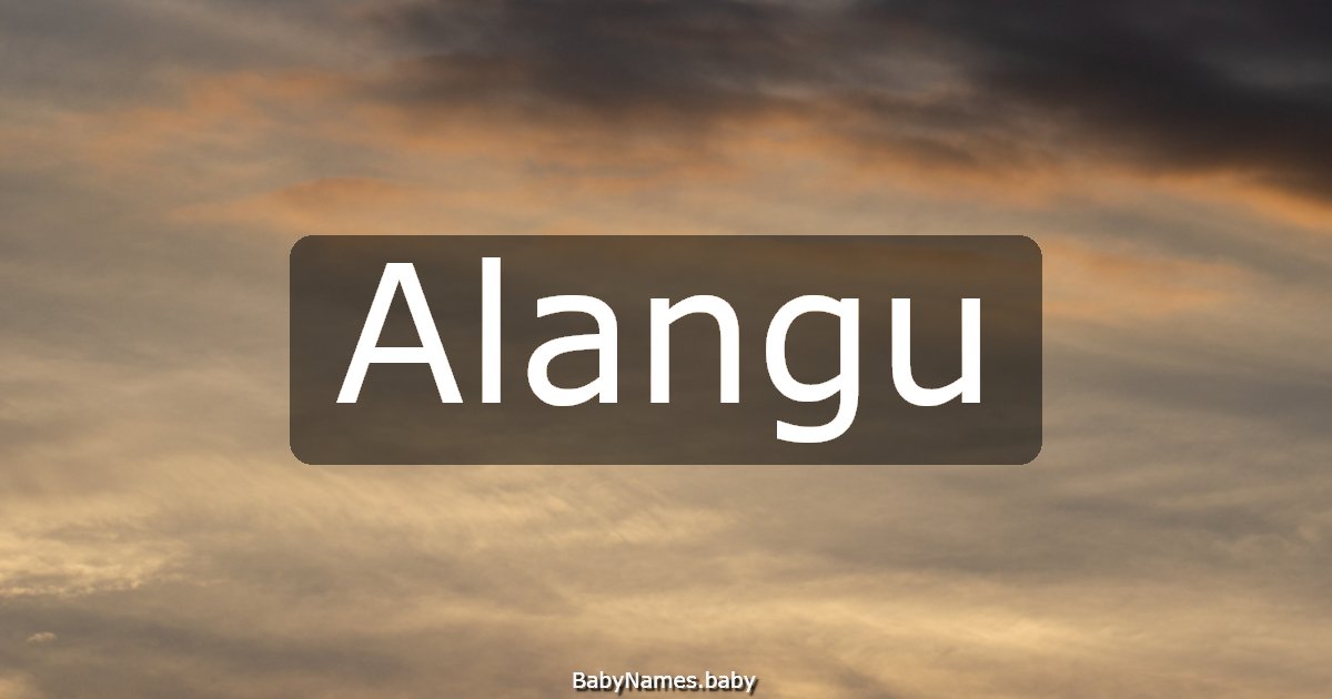 Alangu