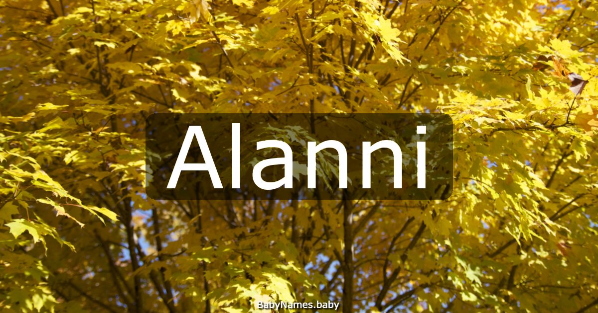 Alanni