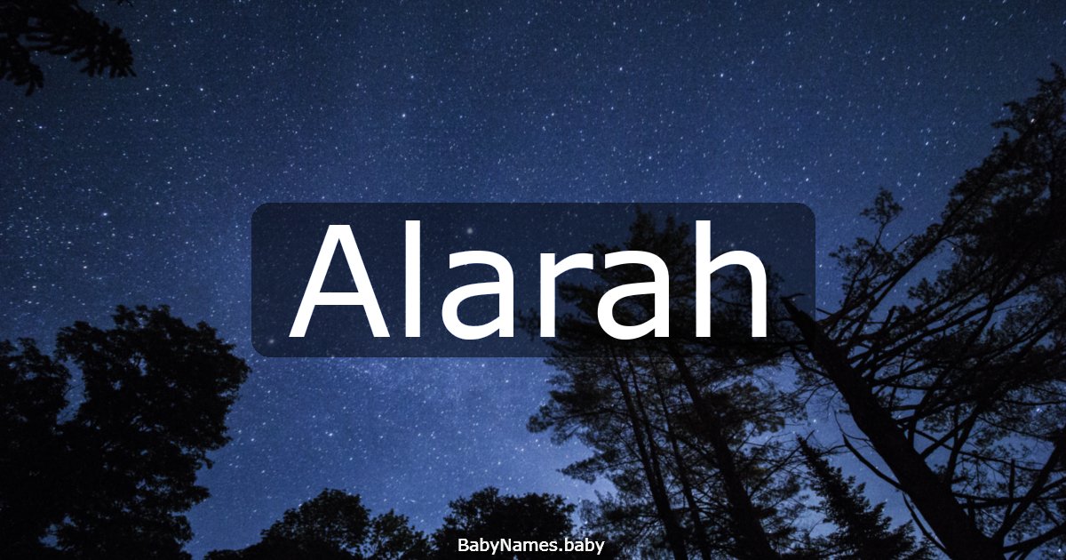 Alarah