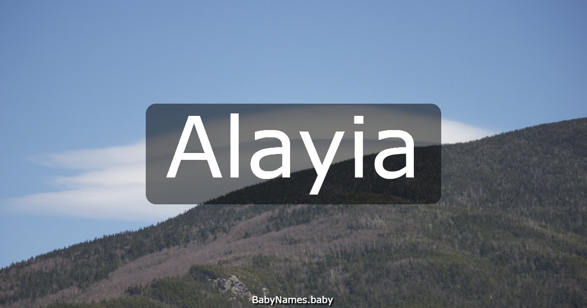 Alayia