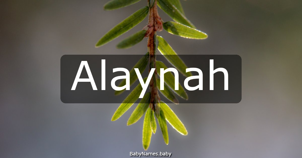 Alaynah