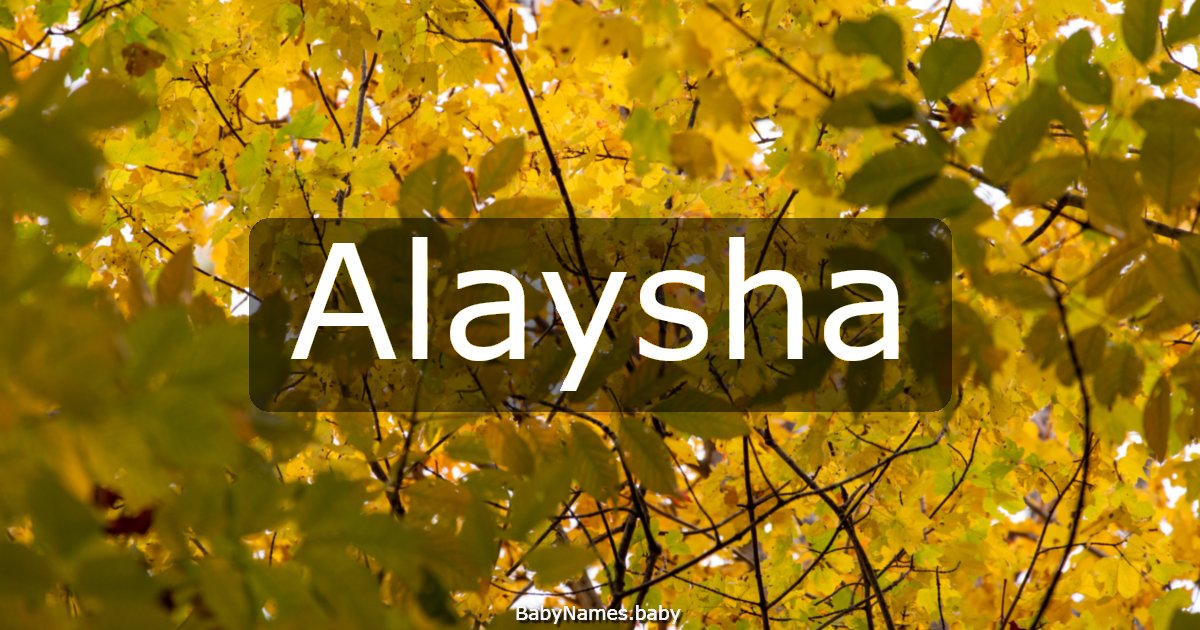 Alaysha