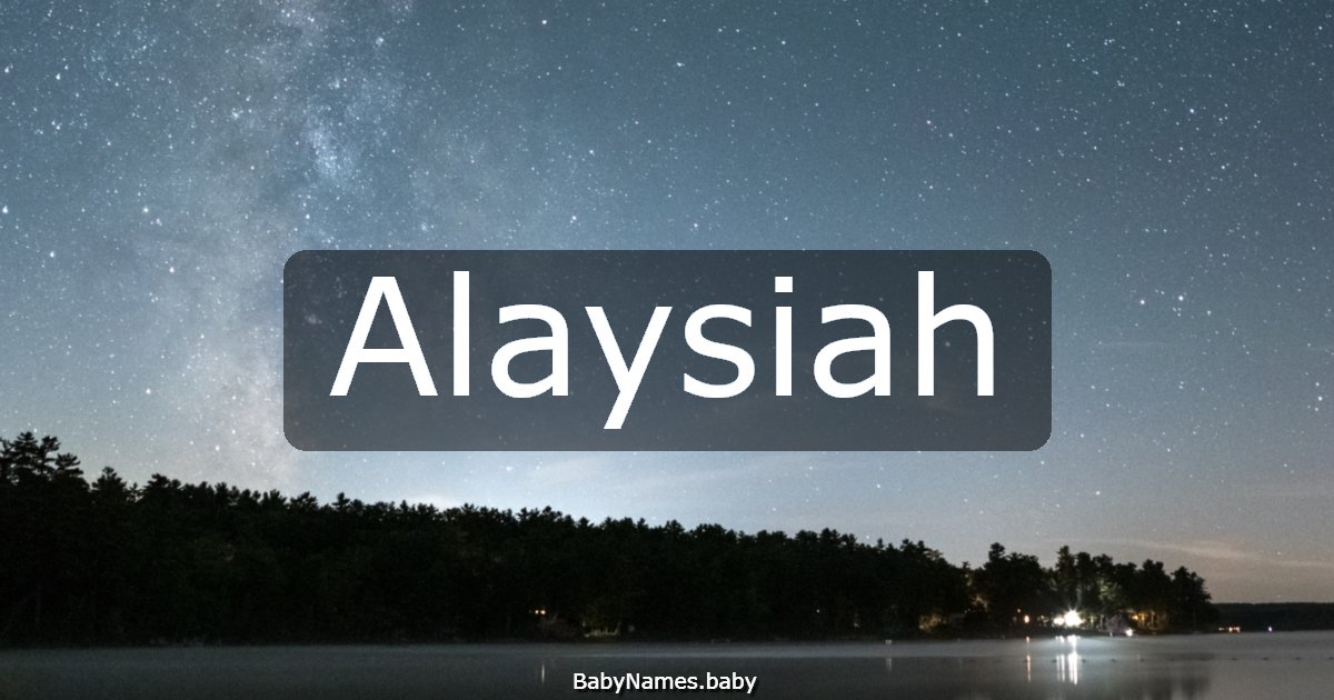 Alaysiah