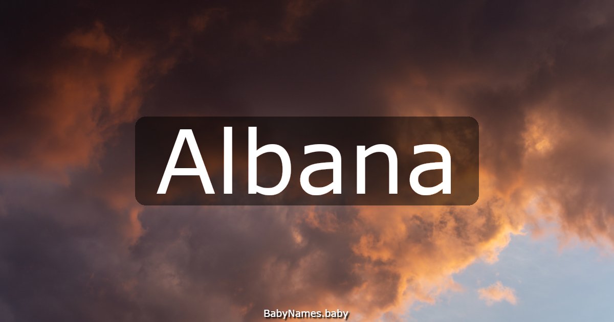Albana